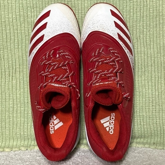 Adidas Men's Litestrike Red/White SPG 753001 Baseball Cleats Shoes Size 5.5 - Picture 5 of 11